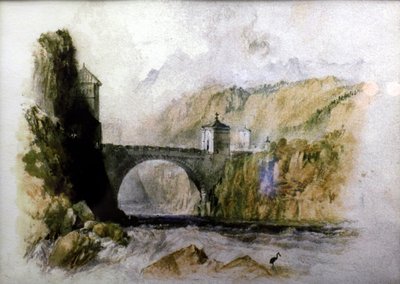 Saint-Maurice Bridge by Joseph Mallord William Turner